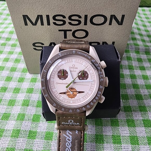 💟💟OMEGA SWATCH moonswatch Watch mission to Saturn